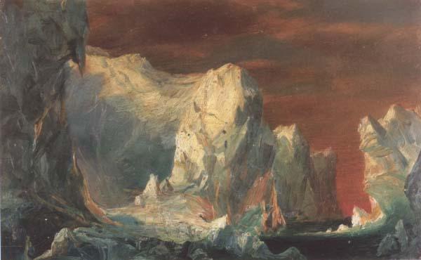 Frederic E.Church Study for The Icebergs oil painting picture